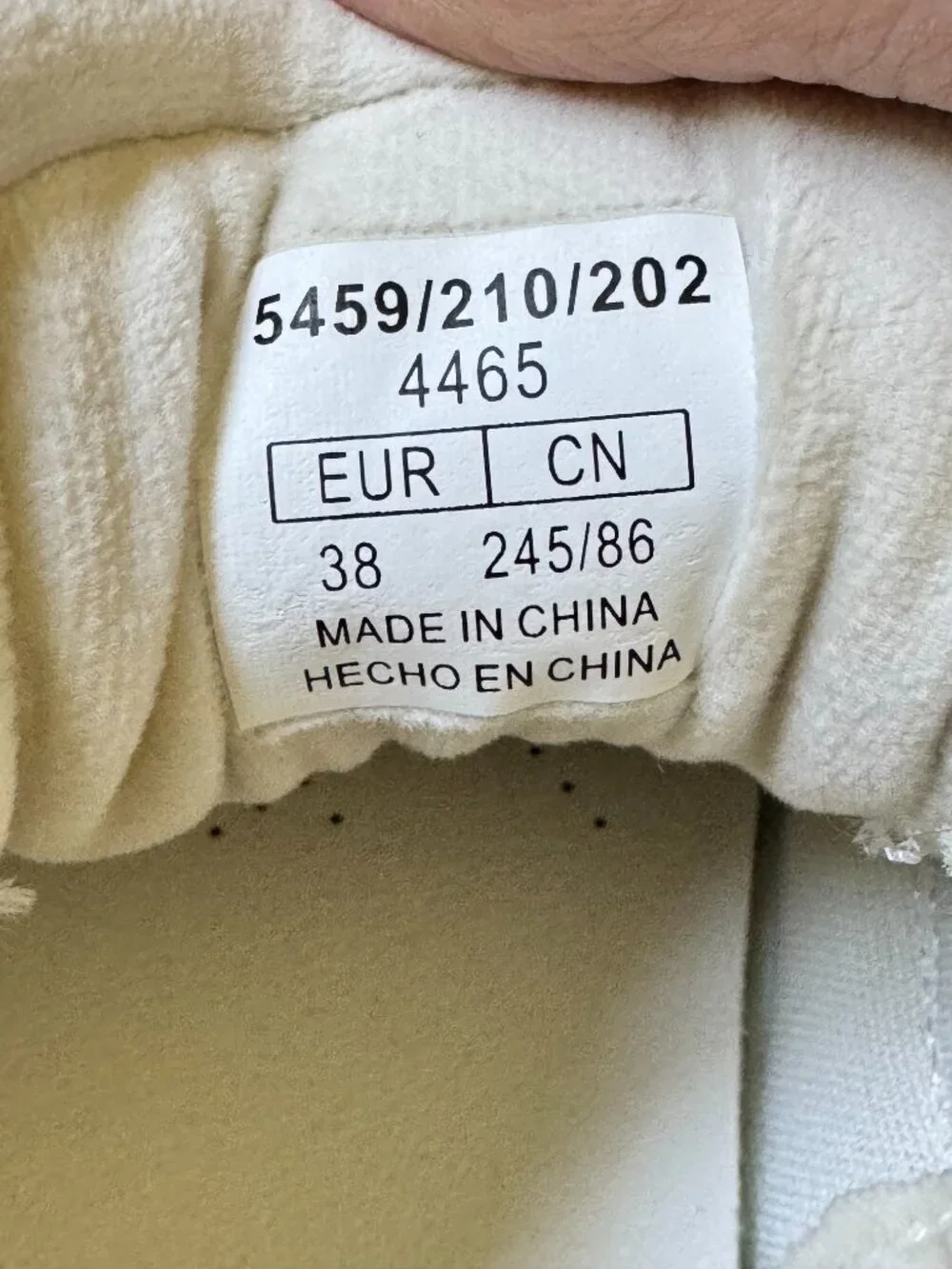 ZARA Teddy Sherpa Platform Sneakers Cream Brown sz (8) Colorblock